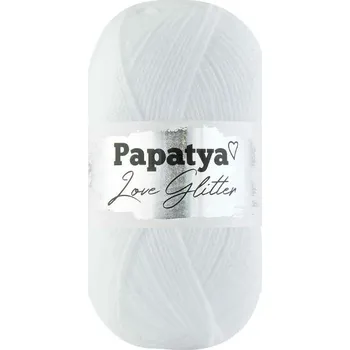 Příze Příze Kamgarn Papatya Love Glitter 1000