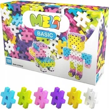 ostatní stavebnice Stavebnice Meli 50020 vafle Basic 150 dílů