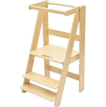 učicí věž Busykids Montessori skládací učící věž Natura