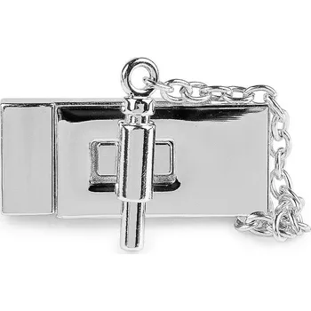 Sada zapínání na tašku s řetízkem, barva 2 zlatá