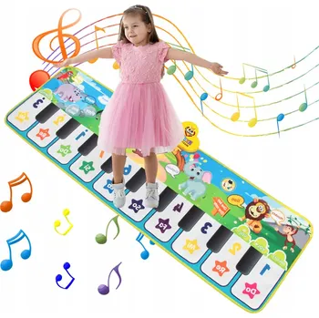 Hudební nástroj pro děti PODLOŽKA HRAJÍCÍ PRO DĚTI EDUKAČNÍ HUDEBNÍ A POHYBOVÁ ZÁBAVA