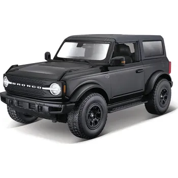 auto na autodráhu Maisto Ford Bronco Wildtrak 2021 1:18 černá metalíza