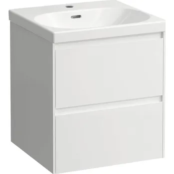 Koupelnový nábytek Laufen Lani skříňka pod umyvadlo 48x52 se 2 zásuvkami, pro umyvadlo H8100810001091 bílá mat H4035121122601 H4035121122601