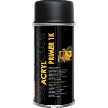 Barva ve spreji Akrylový základní nátěr rychleschnoucí DECO COLOR 500ml ČERNÝ Akryl Primer 1K