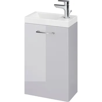 Koupelnový nábytek CERSANIT 3D Skříňka Cersanit Lara 40 s umyvadlem Como šedá set 888, S801-189 S801-189