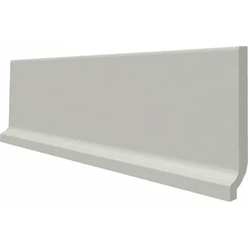 Dlažba RAKO Sokl s požlábkem Rako Taurus Color světle šedá mat 8x30 TSPKF003 TSPKF003