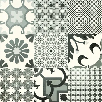 Stavební materiál EL MOLINO Dlažba El Molino Logos negro mat rektifikovaná 58x58