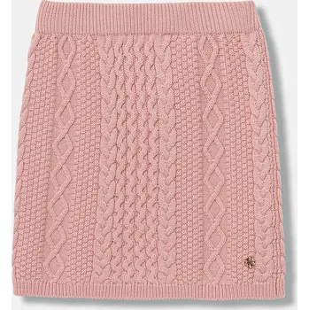 Dámská sukně Sukně s příměsí vlny pro děti Guess J5BD13.Z37L1.9BYA růžová 03X, vel. 122-125