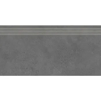 Dlažba RAKO Schodovka Rako Betonico černá mat rektifikovaná 40x80 DCP84792 DCP84792