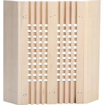 Stínidlo Kvadratické dřevěné rohové stínidlo do sauny