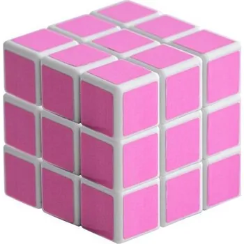Hlavolam Alum Rubikova kostka - růžová