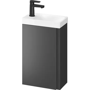 Koupelnový nábytek CERSANIT 3D Skříňka Cersanit Moduo 40 s umyvadlem antracit set B812 DSM, S801-467-DSM S801-467-DSM