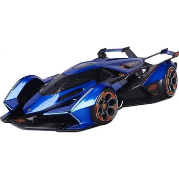 auto na autodráhu Maisto Lamborghini V12 Vision Gran Turismo 1:18 modrá