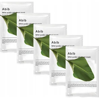 Pleťová maska ABIB Mild Acidic pH Sheet Mask Heartleaf Fit 5 x 30 ml - Textilní maska