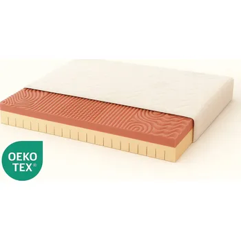 Matrace Matrace PRODYŠNÁ MASÁŽNÍ 80X145 Bílá PĚNA Profilovaná Antibakteriální