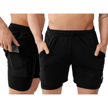 Pánské kraťasy Rough Radical pánské sportovní kraťasy ke kolenům FAST DUO SHORTS velikost M
