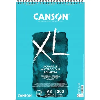 Blok pro akvarel Canson A3, 30 ks