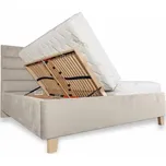 Čalouněná postel CALMIRA + lamelový rošt + matrace EMI 227146828