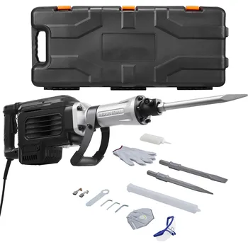 Pneumatické kladivo Vevor Bourací kladivo 2800 W, 1200 BPM, špice a plochý sekáč, kufřík