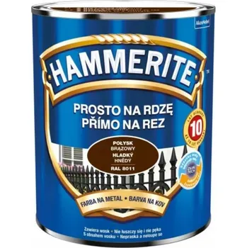 barva na kov Barva na kov Hammerite 0,25 l hnědá