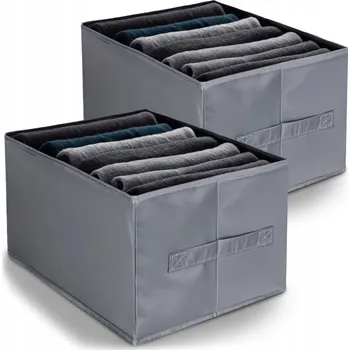 Organizér oblečení 2x ORGANIZÉR DO SKŘÍNĚ ZÁSUVKY ŠATNÍKU NA OBLEČENÍ SPODNÍ PRÁDLO KRABIČKA VLOŽKA