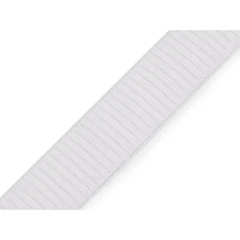 Textilní guma Pruženka měkká šíře 30 mm, střední, 2 bílá