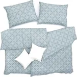 SCANquilt povlečení FLANEL svetr výšivka šedá 140 x 200/70 x 90 cm 183868827