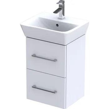 Koupelnový nábytek Skříňka pod umývátko CONCEPT 100 37,4x31,3x55,8 cm, 2 zásuvky, bílá