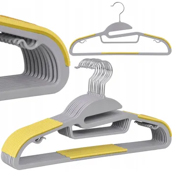 Věšák Šatní ramínko plastový Gockowiak odstíny šedé