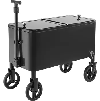 Vevor Chladící vozík 75.71 L s teleskopickou rukojetí a 2 kolečky