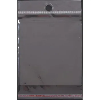 Obalový materiál PP sáček s lepicí klopou a závěsem 8x12 cm Varianta: transparent, Balení: 100 ks