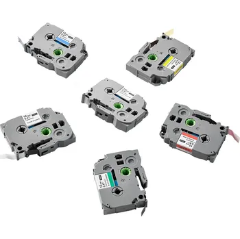 Papír pro tiskárny Vevor Náhradní pásky do štítkovače, barevné, 0.47 in / 12 mm, 6 ks