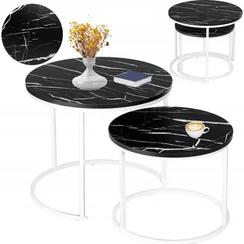 Konferenční stolek Konferenční stolek Gockowiak kulatý 4,5 x 2 x 3,5 cm, vícebarevný