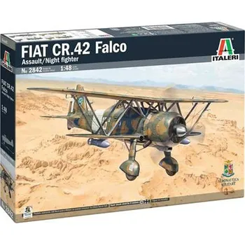 Plastikový model FIAT CR.42 Falco Assault/Night Fight (1:48)