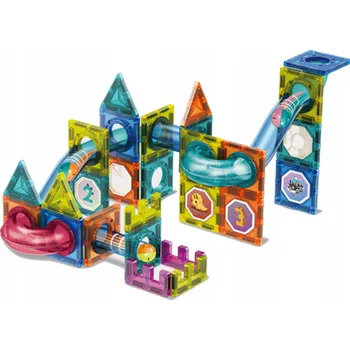 ostatní stavebnice MAGNETICKÉ STAVEBNÍ STAVEBNICE Kuličková dráha 42 dílů.