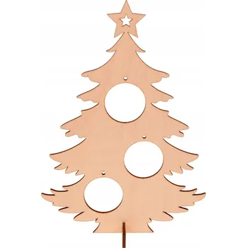 Vánoční dekorace Stojan na vánoční ozdoby Stromek 24 cm 1 ks