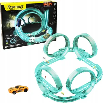 autodráha Autodráha FastDrive Glowing Track Set Swede