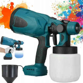 Stříkací pistole STŘÍKACÍ PISTOLE MALÍŘSKÁ PISTOLE PRO MALOVÁNÍ 3 VZORY STŘÍKÁNÍ 1000ML