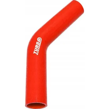 Brzdová hadice KOLENO 45° TURBOWORKS ČERVENÉ 102MM XL
