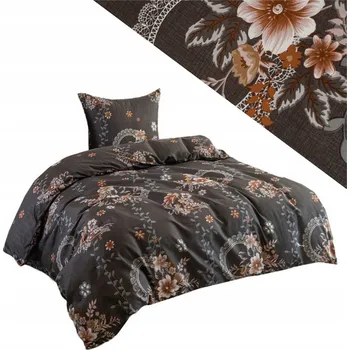 Povlečení Povlečení 140x200 2dílné, povlak 70x80 hladké Eusebia Home, zip, květiny