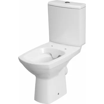 Klozet CERSANIT 3D WC mísa Cersanit Carina 480 kombi bílá 010 zadní odpad Clean On nádržka 3/5 bez sedátka, K31-045 K31-045