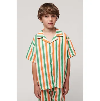 Chlapecká košile Dětská bavlněná košile Bobo Choses 124AC037 vícebarevná MLC, vel. 123/134