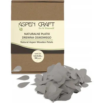 Obraz Dekorace Pro Scrapbooking jednoduché dřevěné vločky šedé světlé velikost 3 DIY 900 ks