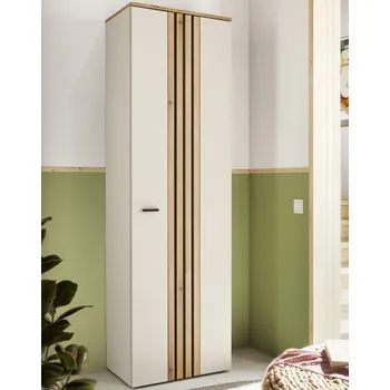 Šatní skříň Předsíňová šatní skříň Lima, béžová kašmír/dub evoke