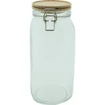 Skleněná dóza s bambusovým víkem - Ø11*25 cm / 2.1l 145951995