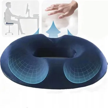 Polštář Velký Ortopedický Polštář na sezení po porodu, na hemoroidy, kruh s otvorem