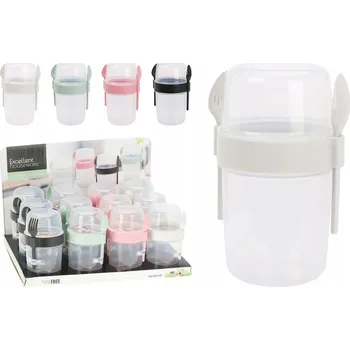 Dóza na potraviny Nádoba na salát s příborem, box na oběd