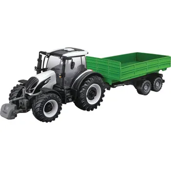 auto na autodráhu Bburago Valtra N174 s vlečkou 1:50