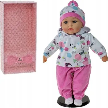 Panenka Panenka miminko 40 cm s českým hlasem, zpívá a mluví polsky; BOX