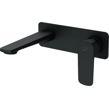 Vodovodní baterie CERSANIT 3D Baterie Cersanit Larga umyvadlová podomítková, s montážním tělesem, bez výpusti, černá, S951-385 S951-385